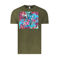Vintage Olive dentist element with flowers Vintage Tee - AdoDesignShop