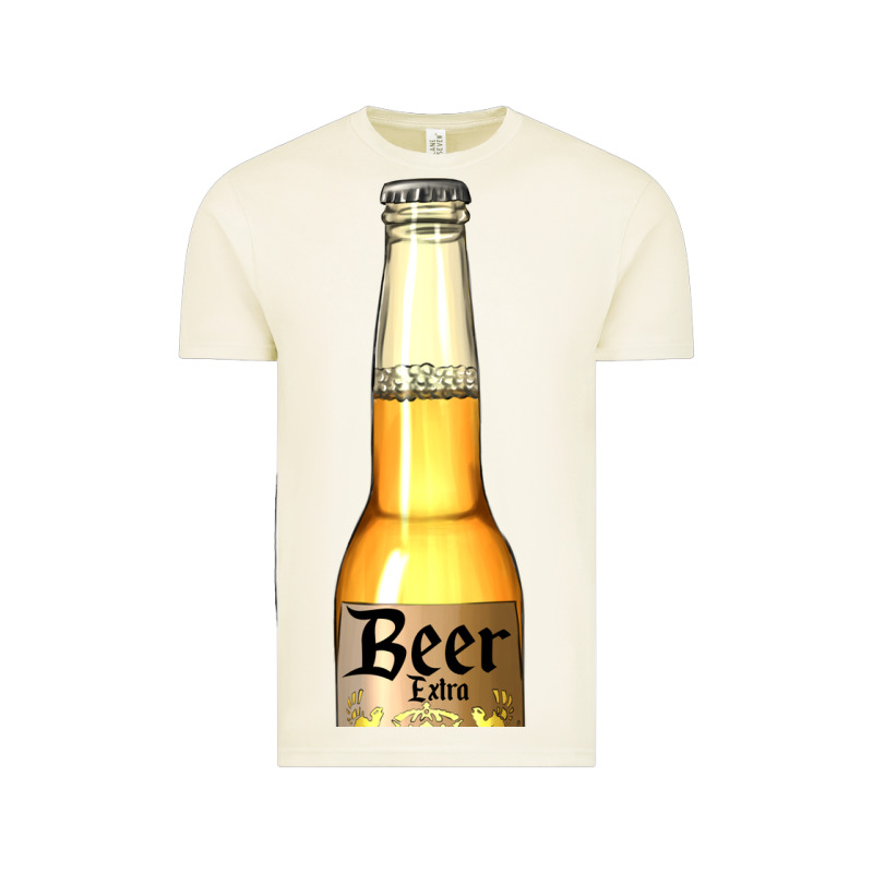 Yellow Beer Bottle Vintage Tee by AdoDesignShop | Teevron