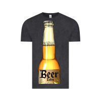 Vintage Black yellow beer bottle Vintage Tee - AdoDesignShop