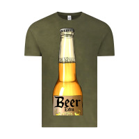 Vintage Olive yellow beer bottle Vintage Tee - AdoDesignShop
