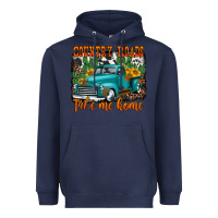 Navy country roads take me home old western truck Heavyweight Hoodie - Jasminsmagicworld