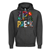 Charcoal Heather pre k Zipper Hoodie - NancyCooperArtShop