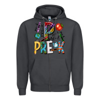 Smoke pre k Zipper Hoodie - NancyCooperArtShop