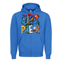 True Royal pre k Zipper Hoodie - NancyCooperArtShop