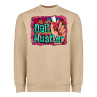 Mushroom nail hustler serape leopard background Heavyweight Sweatshirt - Artiststas