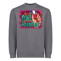 Storm nail hustler serape leopard background Heavyweight Sweatshirt - Artiststas