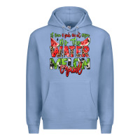 Colony Blue If you drink don't drive do the watermelon crawl Premium Hoodie - NancyCooperArtShop
