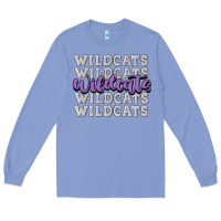 Colony Blue wildcats football Long Sleeve Tee - MaliasSmallBusiness