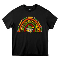 Black black history teacher rainbow Heavy Core Tee - texasbilliewilder