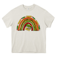 Cream black history teacher rainbow Heavy Core Tee - texasbilliewilder