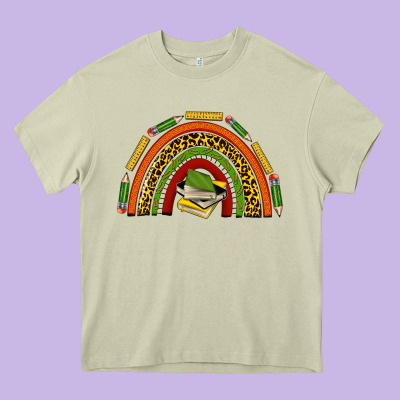 Black History Teacher Rainbow Heavy Core Tee Designed By Texasbilliewilder