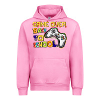 Fuchsia Pink game over back to school Urban Hoodie - CowGirlArtShop
