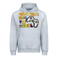 Heather Grey game over back to school Urban Hoodie - CowGirlArtShop
