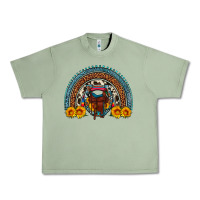Oil Green saddle sunflower horseshoe rainbow Urban Heavy Tee - Artiststas