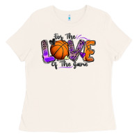 Bone for the love of the game basketball Ladies Tee - Zillion Design Studio
