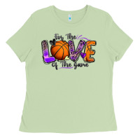 Matcha for the love of the game basketball Ladies Tee - Zillion Design Studio