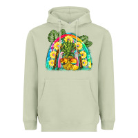 Matcha pineapple rainbow Heavyweight Hoodie - BarkalooDesign