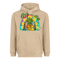 Mushroom pineapple rainbow Heavyweight Hoodie - BarkalooDesign