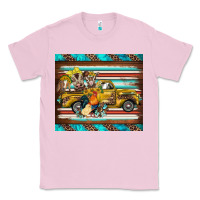Bubblegum Pink western truck farm animals serape leopard turquoise's Classic Tee - BarkalooDesign