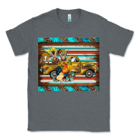 Charcoal Heather western truck farm animals serape leopard turquoise's Classic Tee - BarkalooDesign