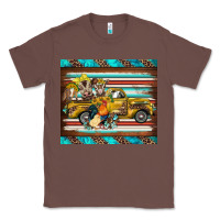 Chestnut western truck farm animals serape leopard turquoise's Classic Tee - BarkalooDesign