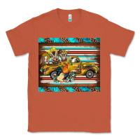 Copper western truck farm animals serape leopard turquoise's Classic Tee - BarkalooDesign