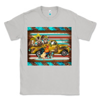 Moon Dust western truck farm animals serape leopard turquoise's Classic Tee - BarkalooDesign