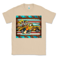 Mushroom western truck farm animals serape leopard turquoise's Classic Tee - BarkalooDesign