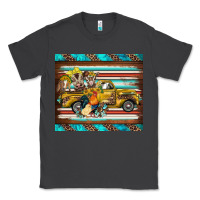 Smoke western truck farm animals serape leopard turquoise's Classic Tee - BarkalooDesign