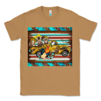Toasted Coconut western truck farm animals serape leopard turquoise's Classic Tee - BarkalooDesign