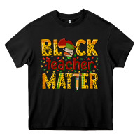 Black black teacher matter Heavy Core Tee - texasbilliewilder