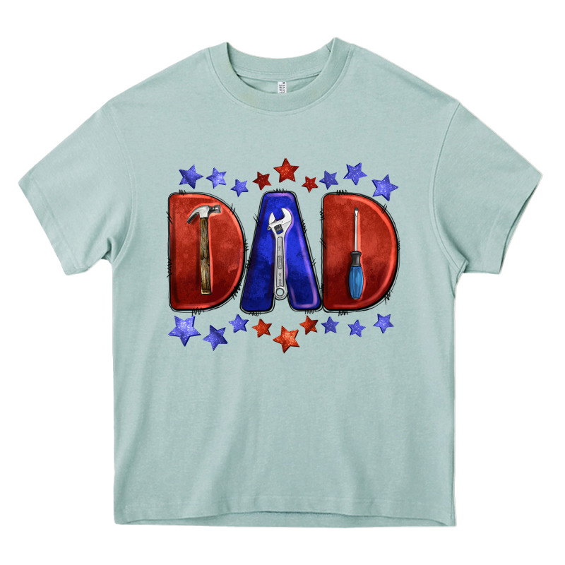 Tools For Dad Heavy Core Tee by BarkalooDesign | Teevron