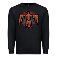 Black Red Aztec Thunderbird Premium Sweatshirt - Bettercallsaul