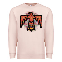 Pale Pink Red Aztec Thunderbird Premium Sweatshirt - Bettercallsaul