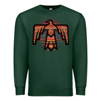 Sports Green Red Aztec Thunderbird Premium Sweatshirt - Bettercallsaul