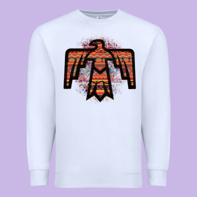 Red Aztec Thunderbird Premium Sweatshirt Designed By Bettercallsaul