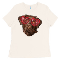 Bone labrador retriever with love glass Ladies Tee - RanaPortraitStore