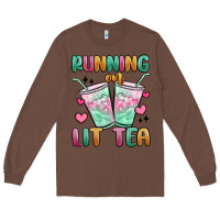 Chestnut running on lit tea Long Sleeve Tee - MaliasSmallBusiness