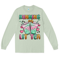 Matcha running on lit tea Long Sleeve Tee - MaliasSmallBusiness