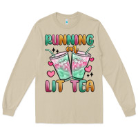 Mushroom running on lit tea Long Sleeve Tee - MaliasSmallBusiness