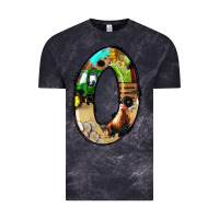 Cloud Black farm life alphabet numbers 0 Vintage Tee - BundleAndBundleShop