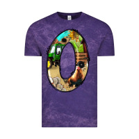 Cloud Purple farm life alphabet numbers 0 Vintage Tee - BundleAndBundleShop