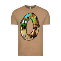 Vintage Coffee farm life alphabet numbers 0 Vintage Tee - BundleAndBundleShop