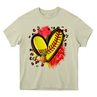 Mossy fruits and softball heart Heavy Core Tee - Zillion Design Studio