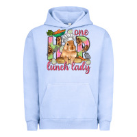 Pigment Grape Ice One hip lunch lady Easter Day Urban Hoodie - HowdyJamesFarm