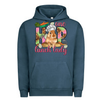 Pigment Midnight Navy One hip lunch lady Easter Day Urban Hoodie - HowdyJamesFarm