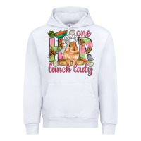 White One hip lunch lady Easter Day Urban Hoodie - HowdyJamesFarm