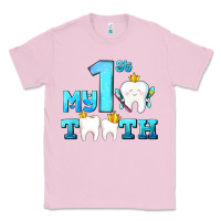 Bubblegum Pink my first tooth with teeth Classic Tee - AdoDesignShop