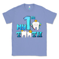 Colony Blue my first tooth with teeth Classic Tee - AdoDesignShop