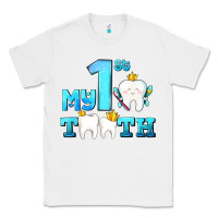 White my first tooth with teeth Classic Tee - AdoDesignShop
